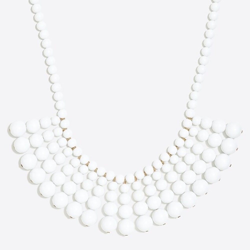 Jcrew Having a ball beaded statement necklace